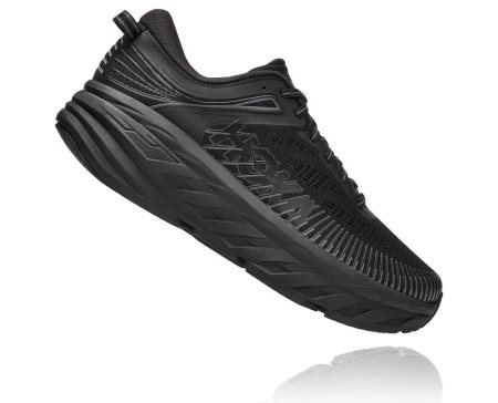 Hoka One One Bondi 7 Moški Pohodni Čevlji Črna / Črna SI-038756C